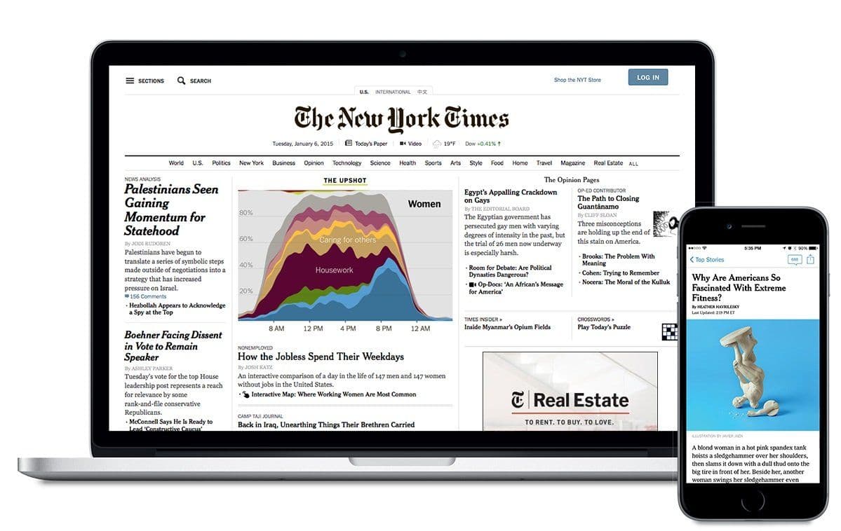 NYTimes Digital Subscriptions: online, mobile, and other devices
