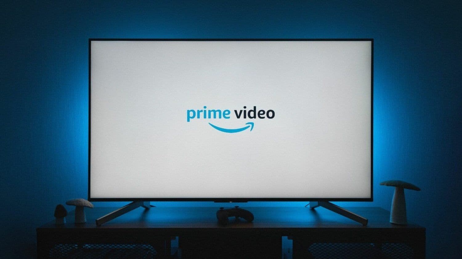 Amazon Prime Video logo on a TV screen